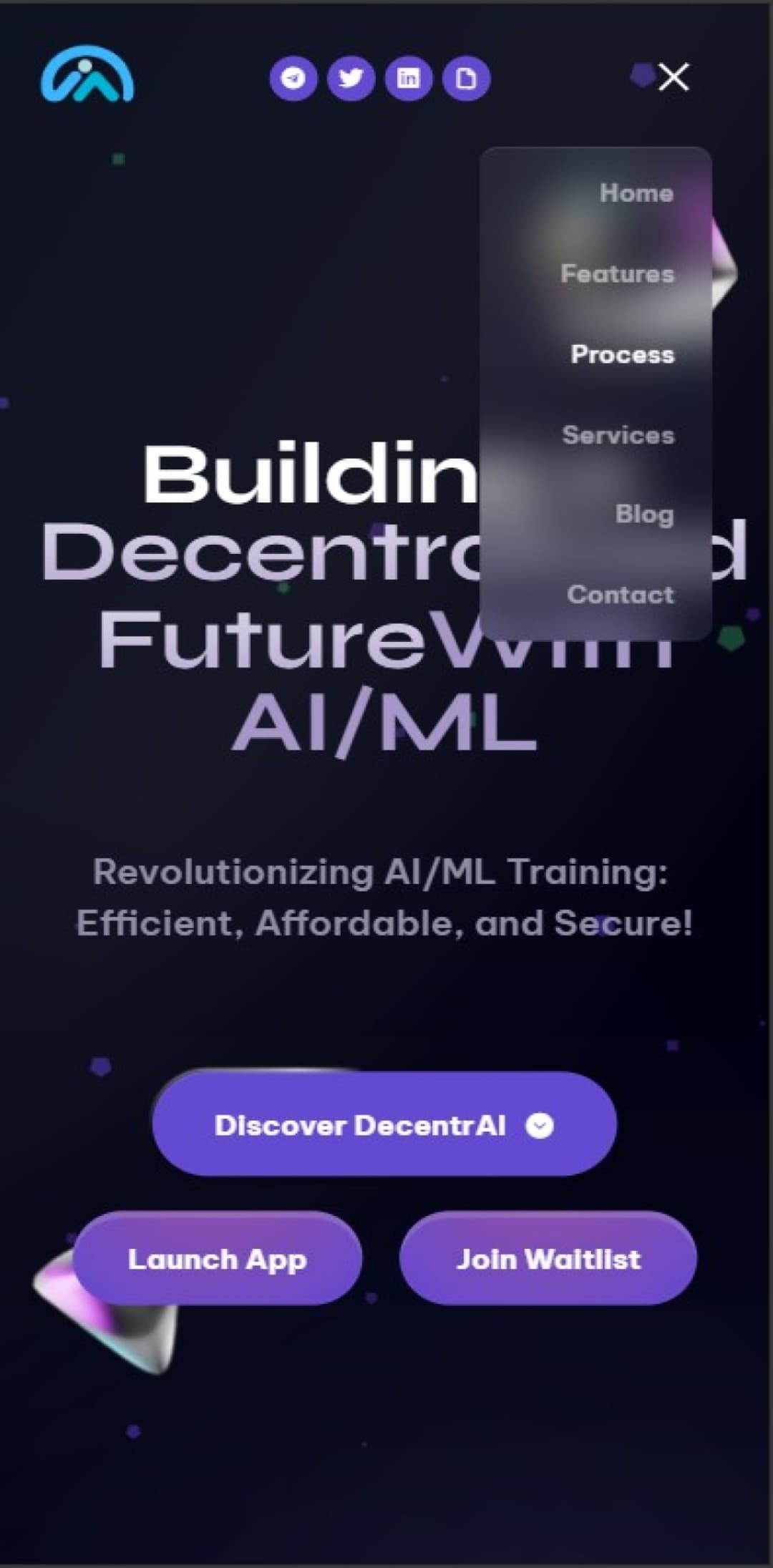 DecentrAI interface preview 1